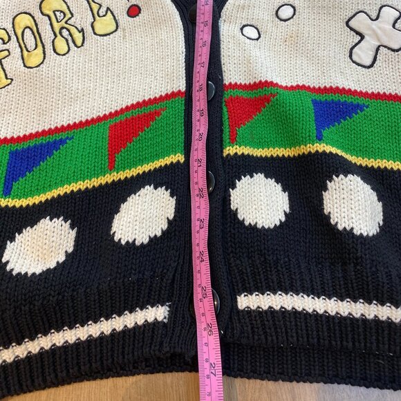 Funsport Vintage Golf Graphic Sweater (80s 90s) Oversized Retro - Size XL - Picture 4 of 7